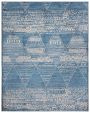 Cyrus Artisan Marrakesh MRK-03 Rugs - Blue/Off White