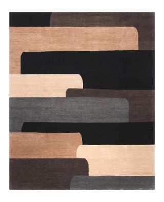 Tufenkian Tibet Wool Slipped Blocks Suede Rug