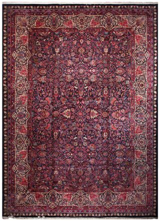 Cyrus Artisan Antique Persian Mashad Rug