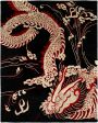 Cyrus Artisan Descent DES-05 Rugs - Black Dragon